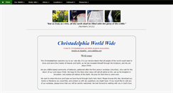 Desktop Screenshot of christadelphia.org