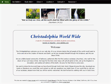Tablet Screenshot of christadelphia.org